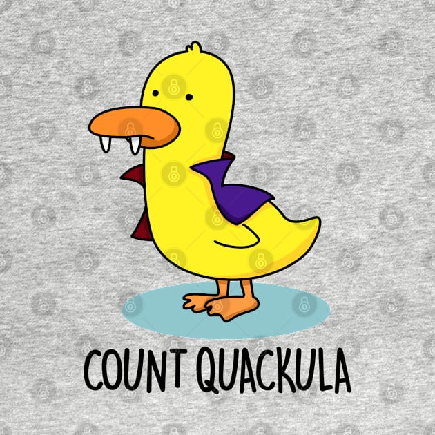 Count Duckula Cute Duck Pun by punnybone